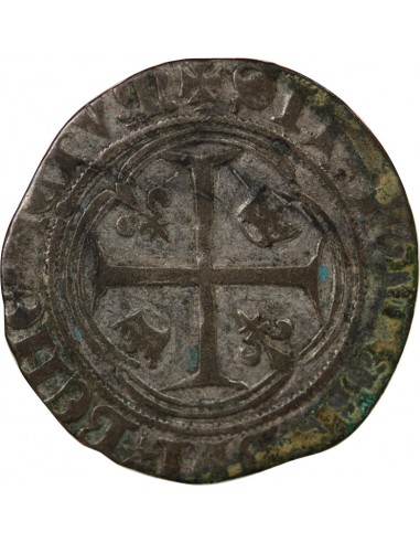 CHARLES VIII - BLANC A LA COURONNE 1483 / 1498 PARIS