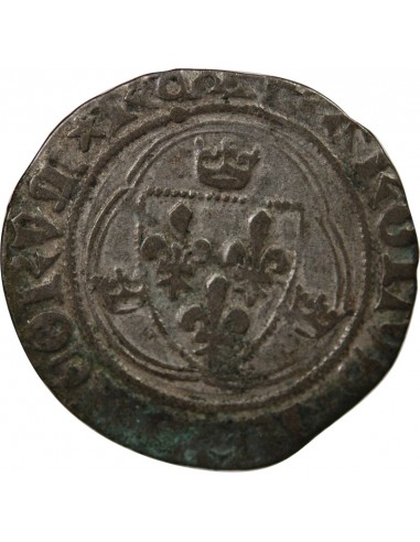 CHARLES VIII - BLANC A LA COURONNE 1483 / 1498 PARIS