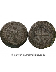 CHARLES VIII - BLANC A LA COURONNE 1483 / 1498 PARIS