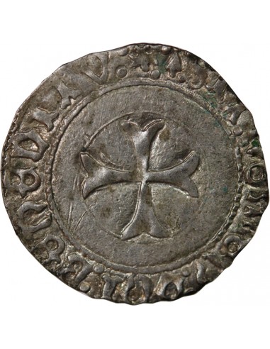 DUCHÉ DE BRETAGNE, FRANCOIS I et II - BLANC A LA TARGE 1442-1488 RENNES