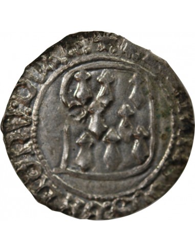 DUCHÉ DE BRETAGNE, FRANCOIS I et II - BLANC A LA TARGE 1442-1488 RENNES