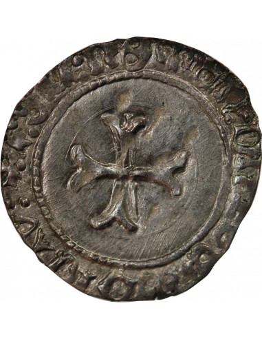 DUCHÉ DE BRETAGNE, FRANCOIS I et II - BLANC A LA TARGE 1442-1488 RENNES