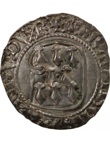 DUCHÉ DE BRETAGNE, FRANCOIS I et II - BLANC A LA TARGE 1442-1488 RENNES