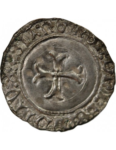 DUCHÉ DE BRETAGNE, FRANCOIS I et II - BLANC A LA TARGE 1442-1488 RENNES