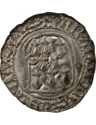 DUCHÉ DE BRETAGNE, FRANCOIS I et II - BLANC A LA TARGE 1442-1488 RENNES