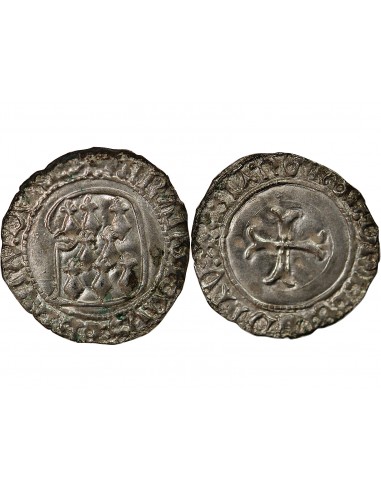 DUCHÉ DE BRETAGNE, FRANCOIS I et II - BLANC A LA TARGE 1442-1488 RENNES