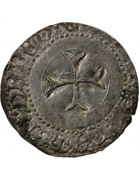 DUCHÉ DE BRETAGNE, FRANCOIS I et II - BLANC A LA TARGE 1442-1488 RENNES