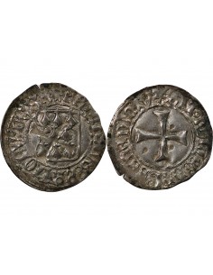 DUCHÉ DE BRETAGNE, FRANCOIS I et II - BLANC A LA TARGE 1442-1488 RENNES 2