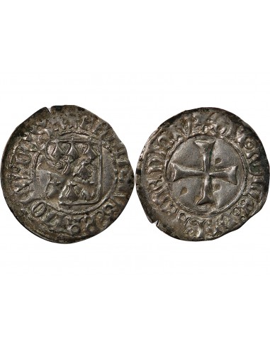 DUCHÉ DE BRETAGNE, FRANCOIS I et II - BLANC A LA TARGE 1442-1488 RENNES