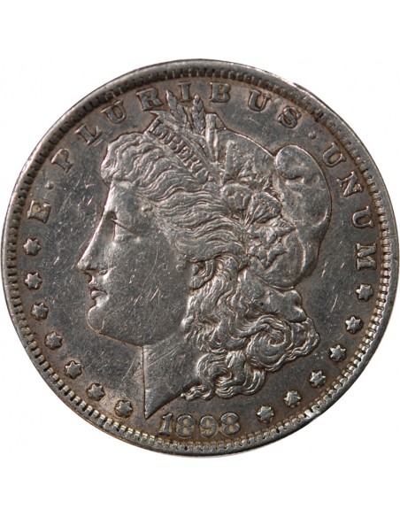 USA - MORGAN DOLLAR ARGENT 1898 PHILADELPHIE