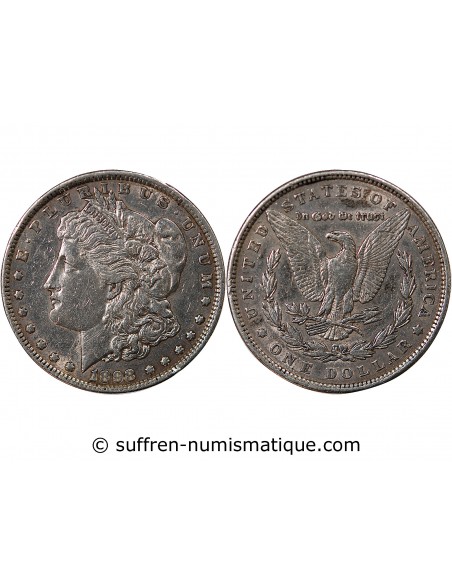 USA - MORGAN DOLLAR ARGENT 1898 PHILADELPHIE