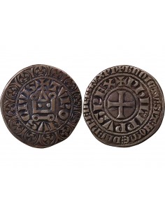 PHILIPPE IV LE BEL - GROS TOURNOIS à l'O Rond 1285 / 1314 2