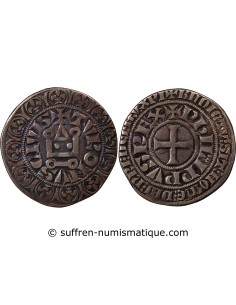 PHILIPPE IV LE BEL - GROS TOURNOIS à l'O Rond 1285 / 1314