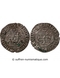 LOUIS XI - BLANC A LA COURONNE 1461 / 1483 SAINT LÔ