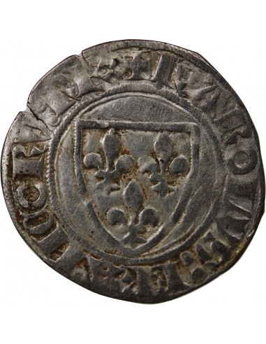 CHARLES VI - BLANC GUENAR, 2e EMISSION 1389 / 1405, CREMIEU