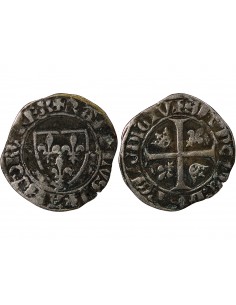 CHARLES VI - BLANC GUENAR, 2e EMISSION 1389 / 1405, CREMIEUX 2