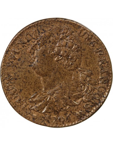 LOUIS XVI, CONSTITUTION - 2 SOLS 1791 AA METZ