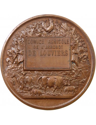 COMICE AGRICOLE DE LOUVIERS - MÉDAILLE