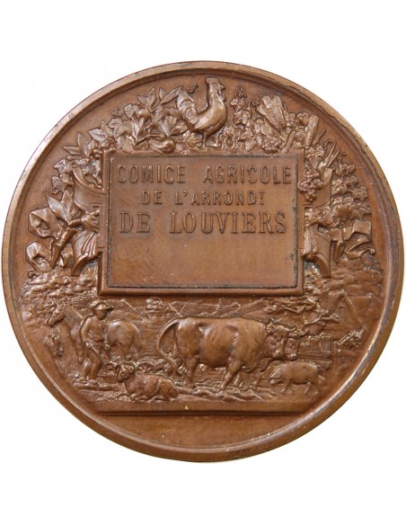 COMICE AGRICOLE DE LOUVIERS - MÉDAILLE