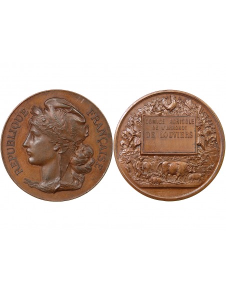 COMICE AGRICOLE DE LOUVIERS - MÉDAILLE