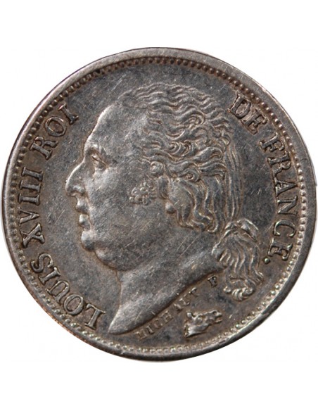 LOUIS XVIII - 1/2 FRANC LOUIS XVIII 1822 A PARIS﻿