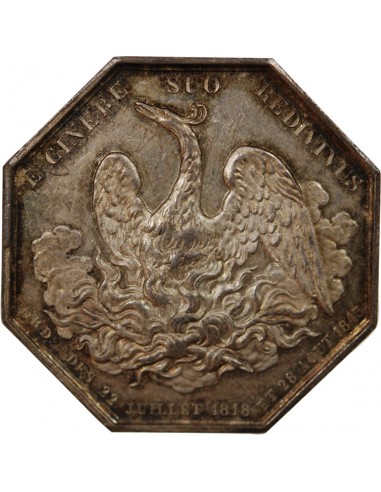 ASSURANCE MUTUELLE CONTRE L'INCENDIE, SEINE ET EURE - JETON argent