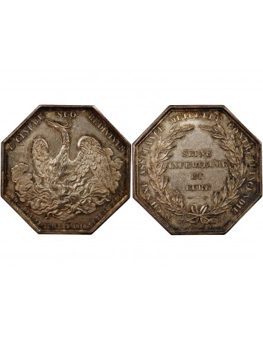 ASSURANCE MUTUELLE CONTRE L'INCENDIE, SEINE ET EURE - JETON argent