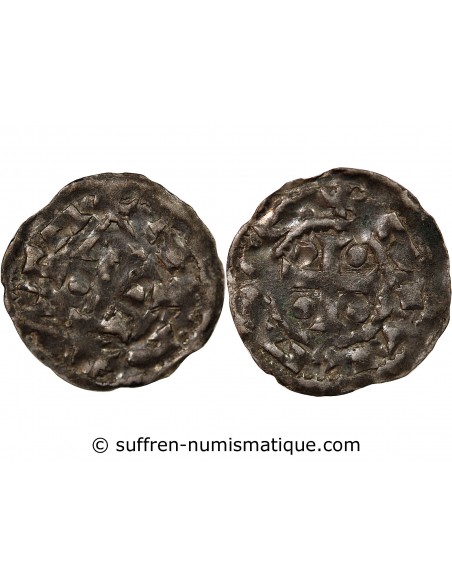 DUCHE DE NORMANDIE,  ANONYME – DENIER A LA LEGENDE DEGENEREE, XIe SIECLE