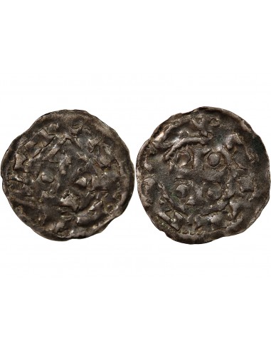 DUCHE DE NORMANDIE,  ANONYME – DENIER A LA LEGENDE DEGENEREE, XIe SIECLE