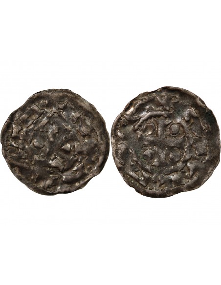 DUCHE DE NORMANDIE,  ANONYME – DENIER A LA LEGENDE DEGENEREE, XIe SIECLE