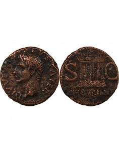 AUGUSTE - RESTITUTION DE TIBERE - AS 22 / 30 2