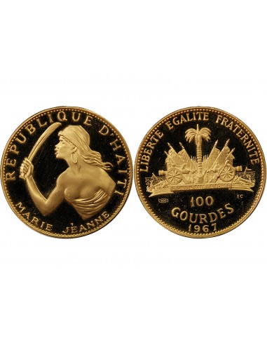 HAITI - 100 GOURDES OR 1967 BE
