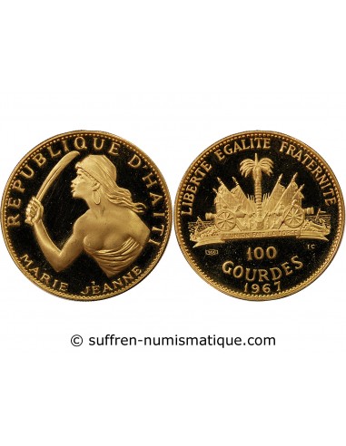 HAITI - 100 GOURDES OR 1967 BE
