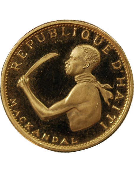 HAITI - 20 GOURDES OR 1967 BE