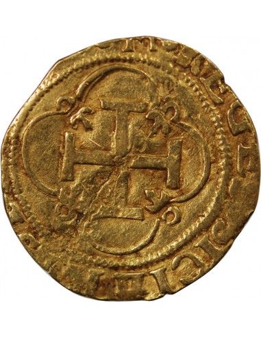 ESPAGNE, JEANNE & CHARLES - ESCUDO OR 1516 / 1555 SEVILLE
