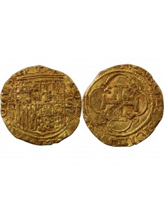 ESPAGNE, JEANNE & CHARLES - ESCUDO OR 1516 / 1555 SEVILLE 2