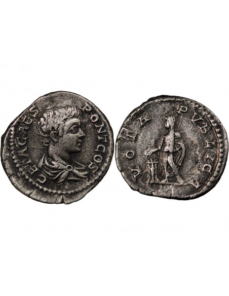 GETA - DENIER ARGENT 203-208 ROME