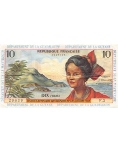 ANTILLES FRANCAISES - 10 FRANCS (1964) - SERIE F.2 2