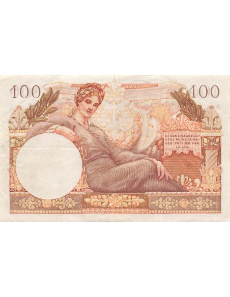 TRÉSOR FRANÇAIS, TERRITOIRES OCCUPÉS - 100 FRANCS 1947 - SÉRIE Q.1