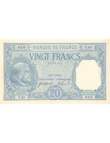 FRANCE - 20 FRANCS BAYARD 05/07/1916 - SÉRIE F.29