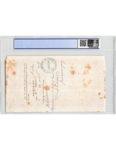 NOUVELLE CALEDONIE, TRESOR PUBLIC - 2000 FRANCS 1878 - PCGS XF 40