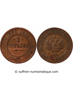 RUSSIE - 1 KOPECK 1901 С.П.Б - SAINT PETERSBOURG