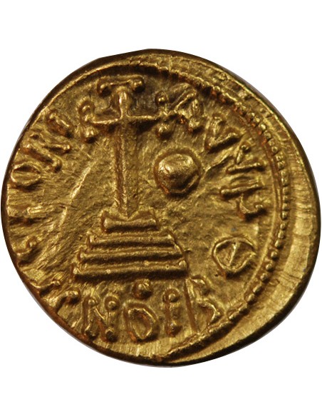 EMPIRE BYZANTIN, CONSTANTIN IV - SOLIDUS GLOBULAIRE, 680-681 CARTHAGE