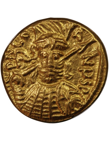 EMPIRE BYZANTIN, CONSTANTIN IV - SOLIDUS GLOBULAIRE, 680-681 CARTHAGE