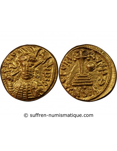 EMPIRE BYZANTIN, CONSTANTIN IV - SOLIDUS GLOBULAIRE, 680-681 CARTHAGE