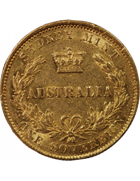 AUSTRALIE, VICTORIA - SOUVERAIN OR 1866 SYDNEY