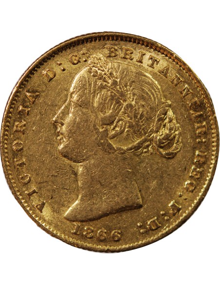 AUSTRALIE, VICTORIA - SOUVERAIN OR 1866 SYDNEY