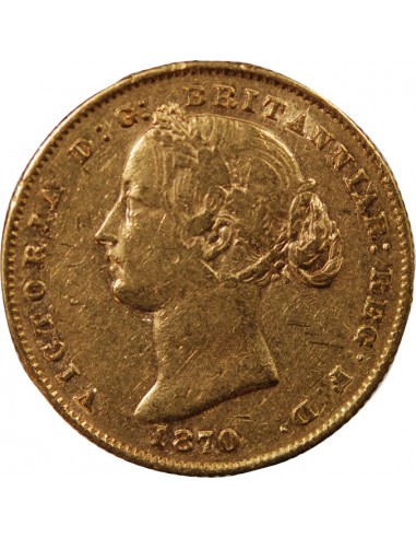AUSTRALIE, VICTORIA - SOUVERAIN OR 1870 SYDNEY