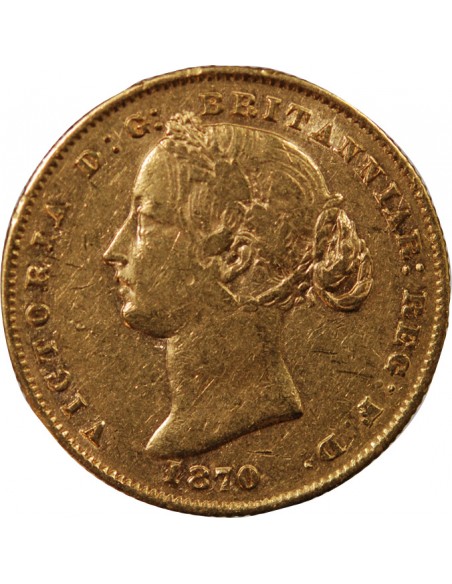 AUSTRALIE, VICTORIA - SOUVERAIN OR 1870 SYDNEY