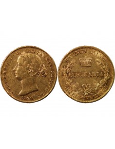 AUSTRALIE, VICTORIA - SOUVERAIN OR 1870 SYDNEY 2